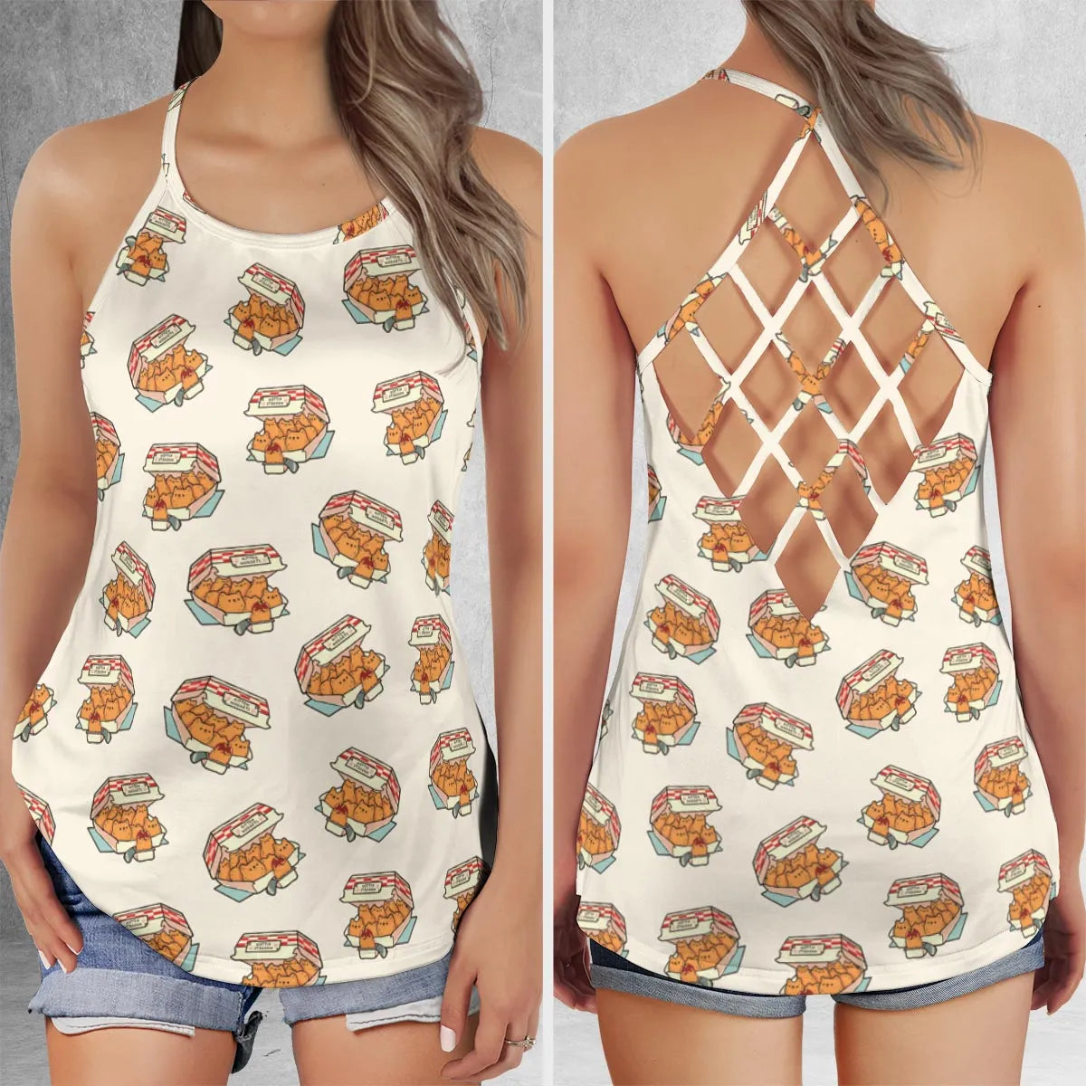 Criss Cross Tank Top - LY31NLR9
