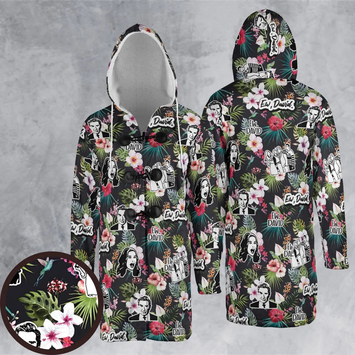Hooded Cloak Coat - ASVB7VPW