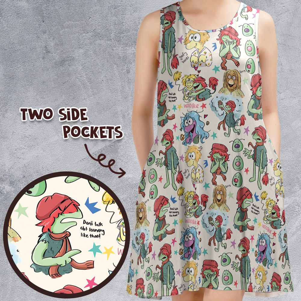 Sleeveless Dress - 8BQGP471 -  - 1