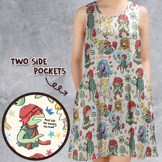 Sleeveless Dress - 8BQGP471 -  - 1
