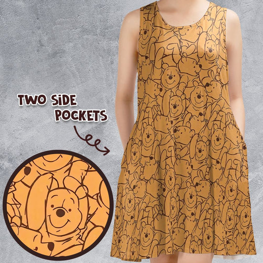 Sleeveless Dress - 53HF2AZZ -  - 1