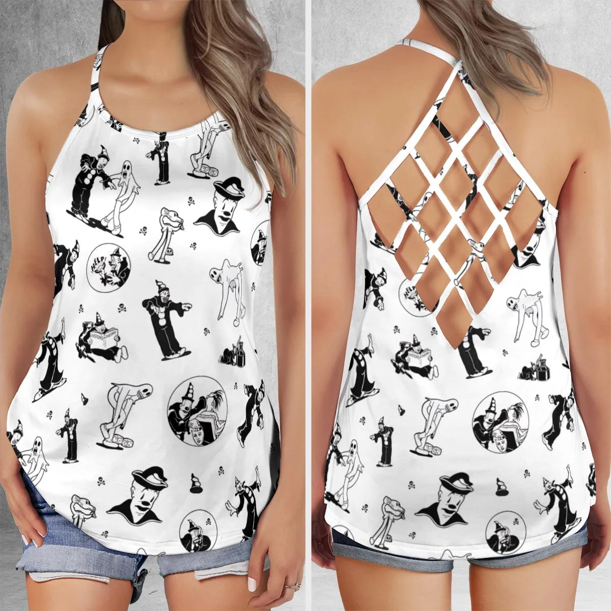 Criss Cross Tank Top - BEP1EDHJ