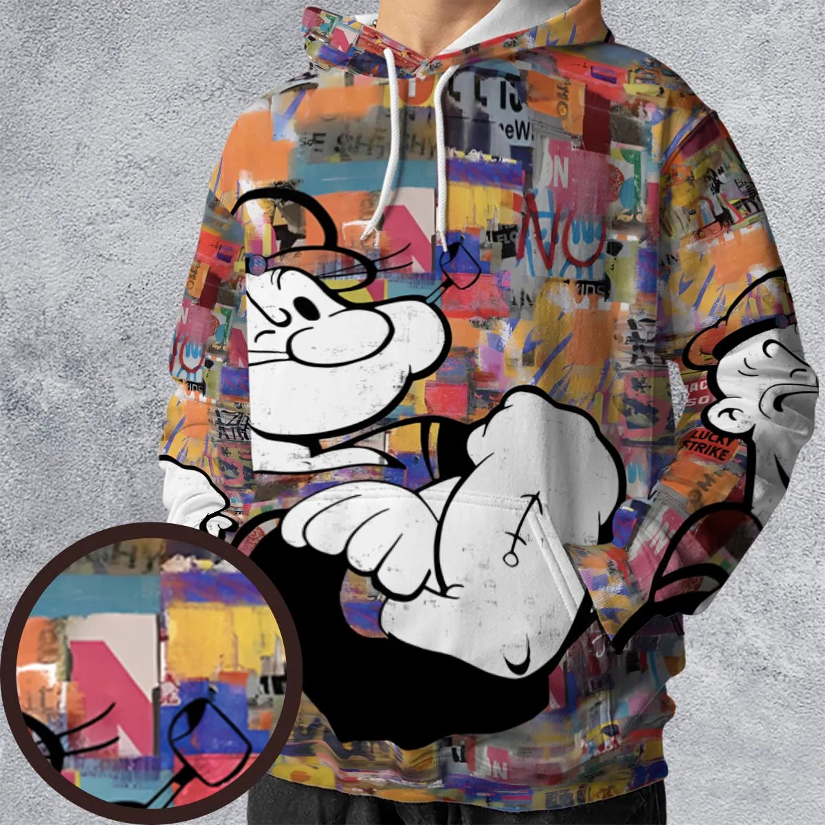 All-over Print Hoodie - ZQZPLBTU