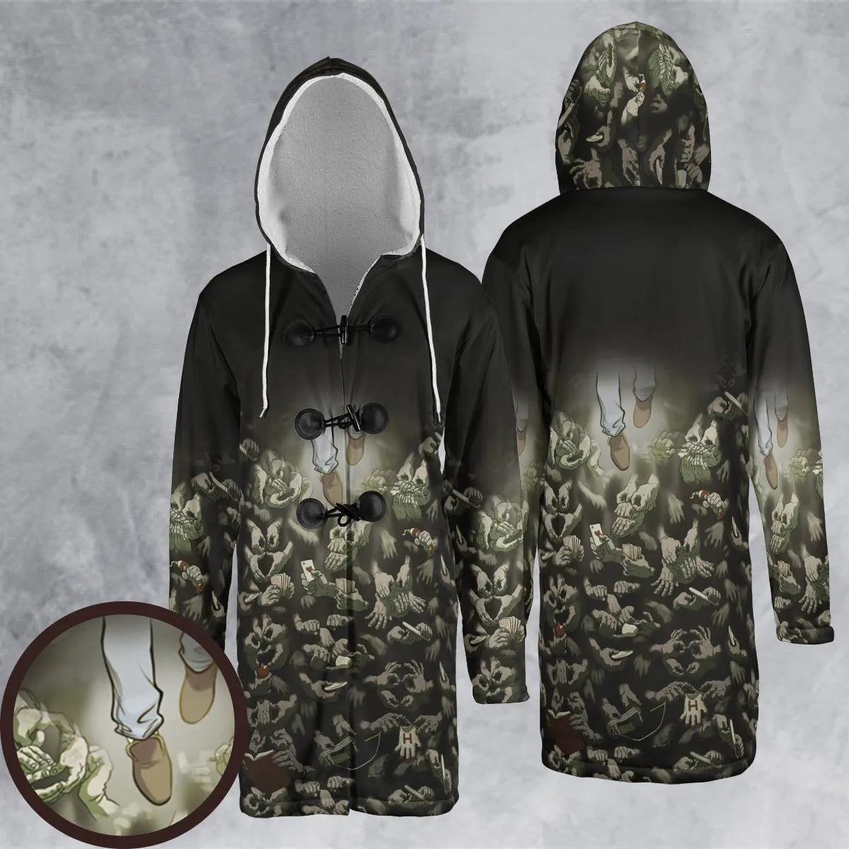 Hooded Cloak Coat - FVJ91C13