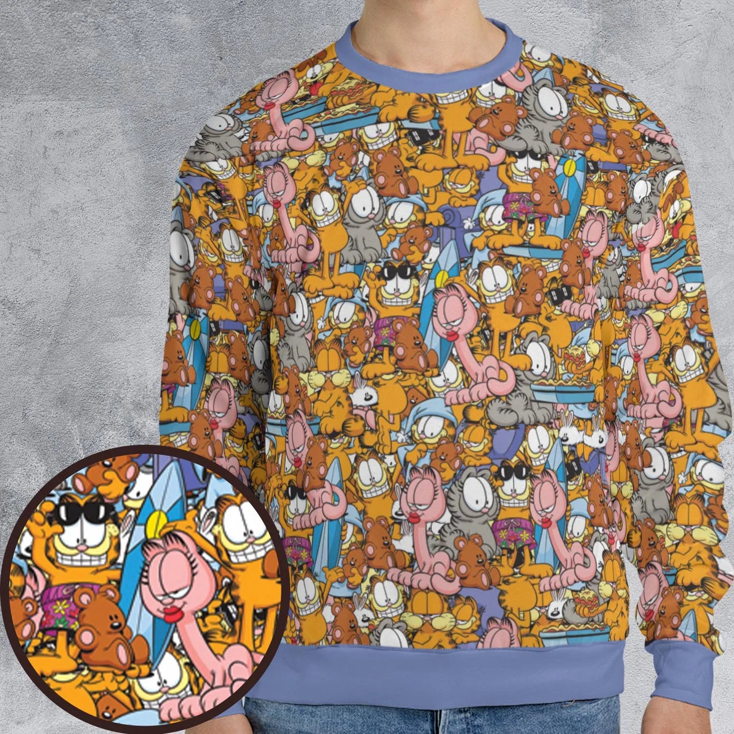All-over Print Sweatshirt - 3VWSAFFA