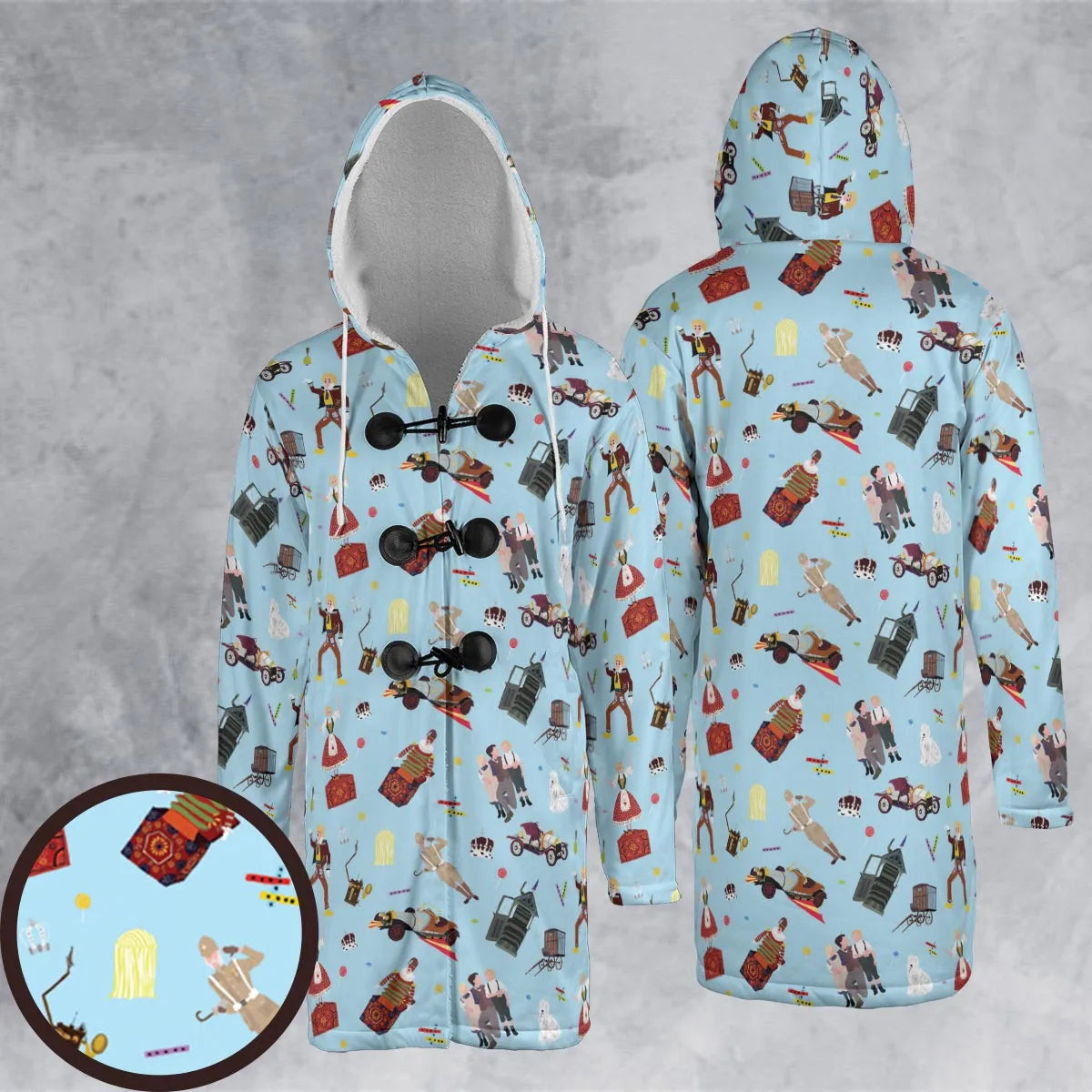 Hooded Cloak Coat - JS5E13G1