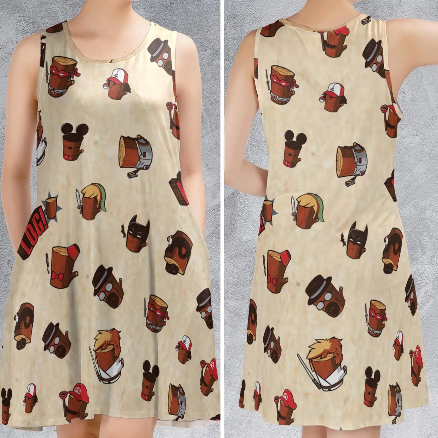 Sleeveless Dress - 1C77W98U