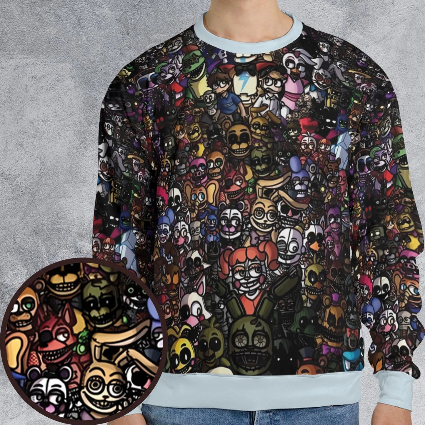 All-over Print Sweatshirt - 52TLST26