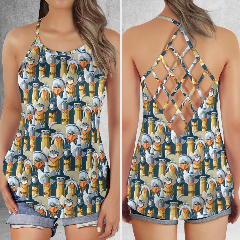 Criss Cross Tank Top - 4NTTCEWK -  - 1