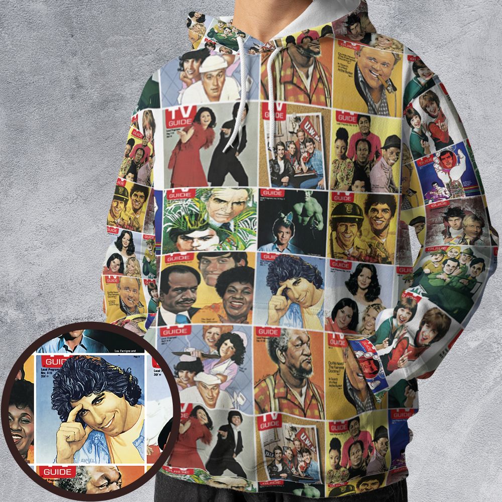All-over Print Hoodie - 7WH7Q2Z6 -  - 1