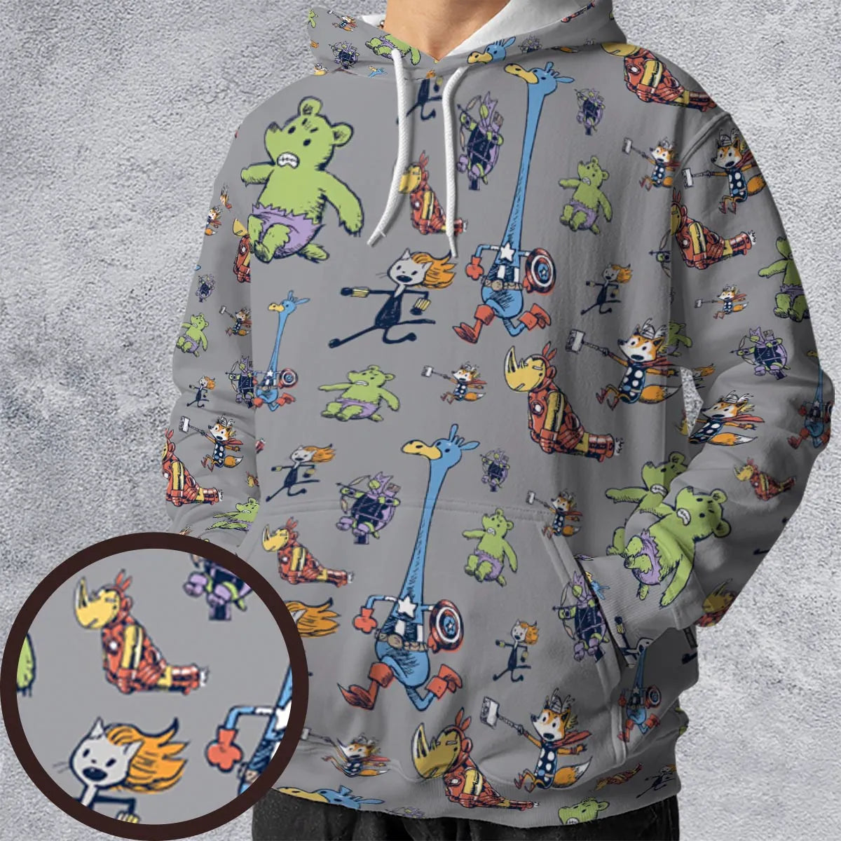 All-over Print Hoodie - PHCPNU4Z