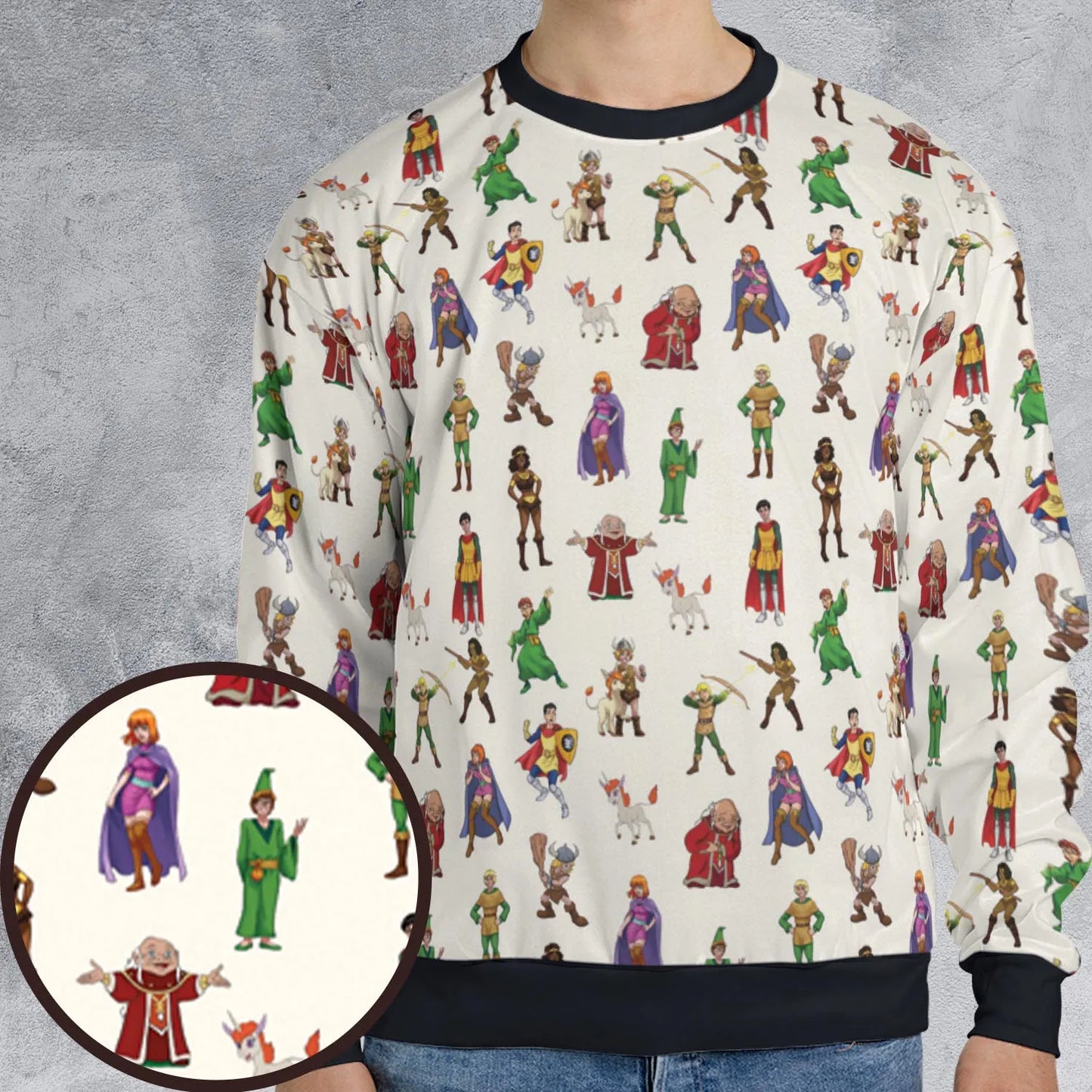 All-over Print Sweatshirt - PPJ3BEDR