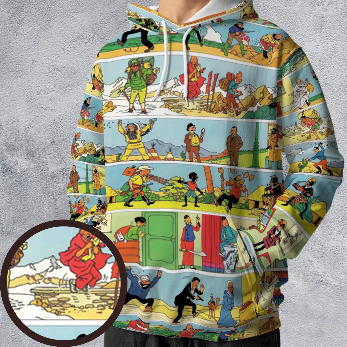All-over Print Hoodie - VBB7PRBA
