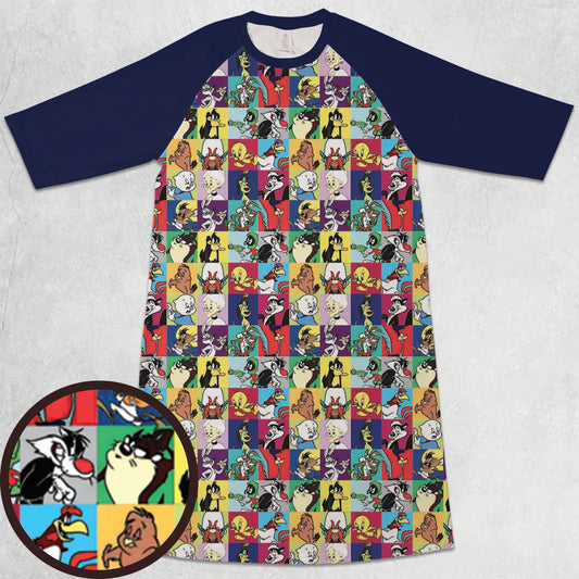 3/4 Sleeve Raglan Dress - GLVCNP6U