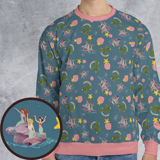 All-over Print Sweatshirt - AWC98F2D -  - 1