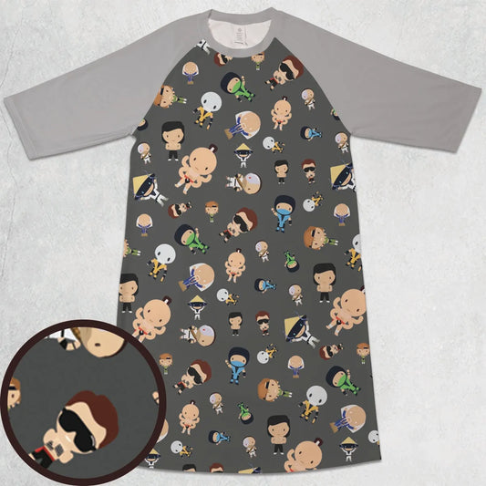 3/4 Sleeve Raglan Dress - 24GCQJCW