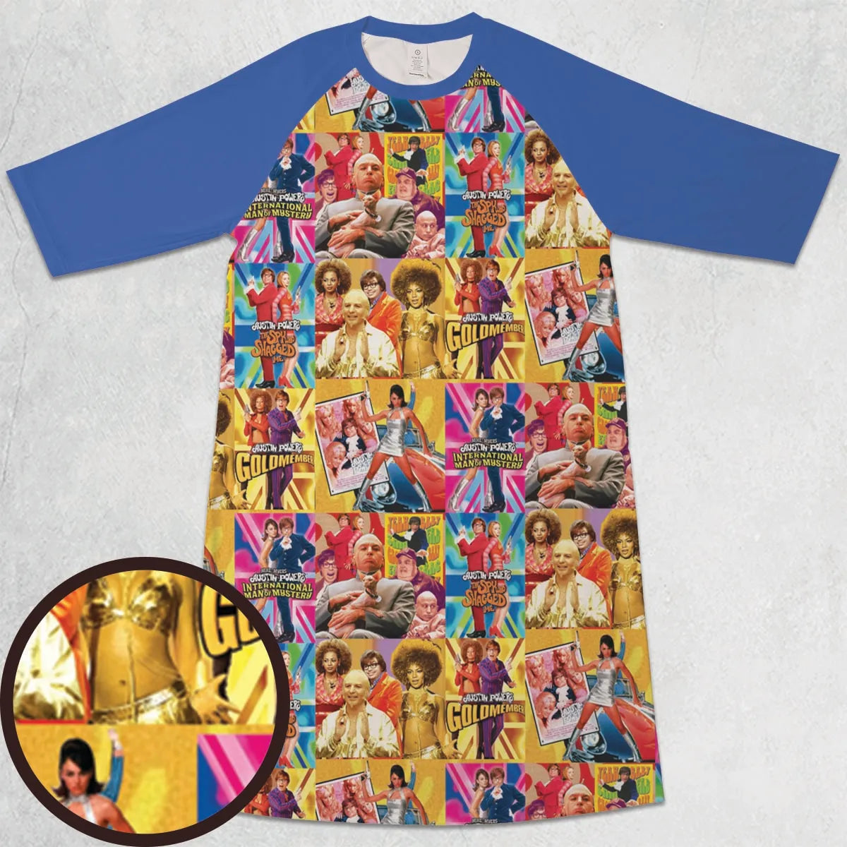 3/4 Sleeve Raglan Dress - DVTG4X1D