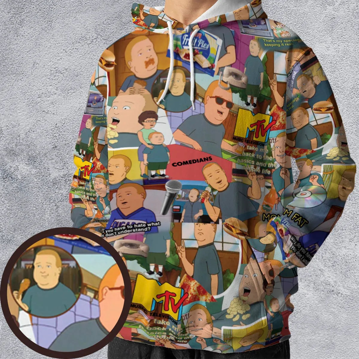All-over Print Hoodie - W4BWJ2PC