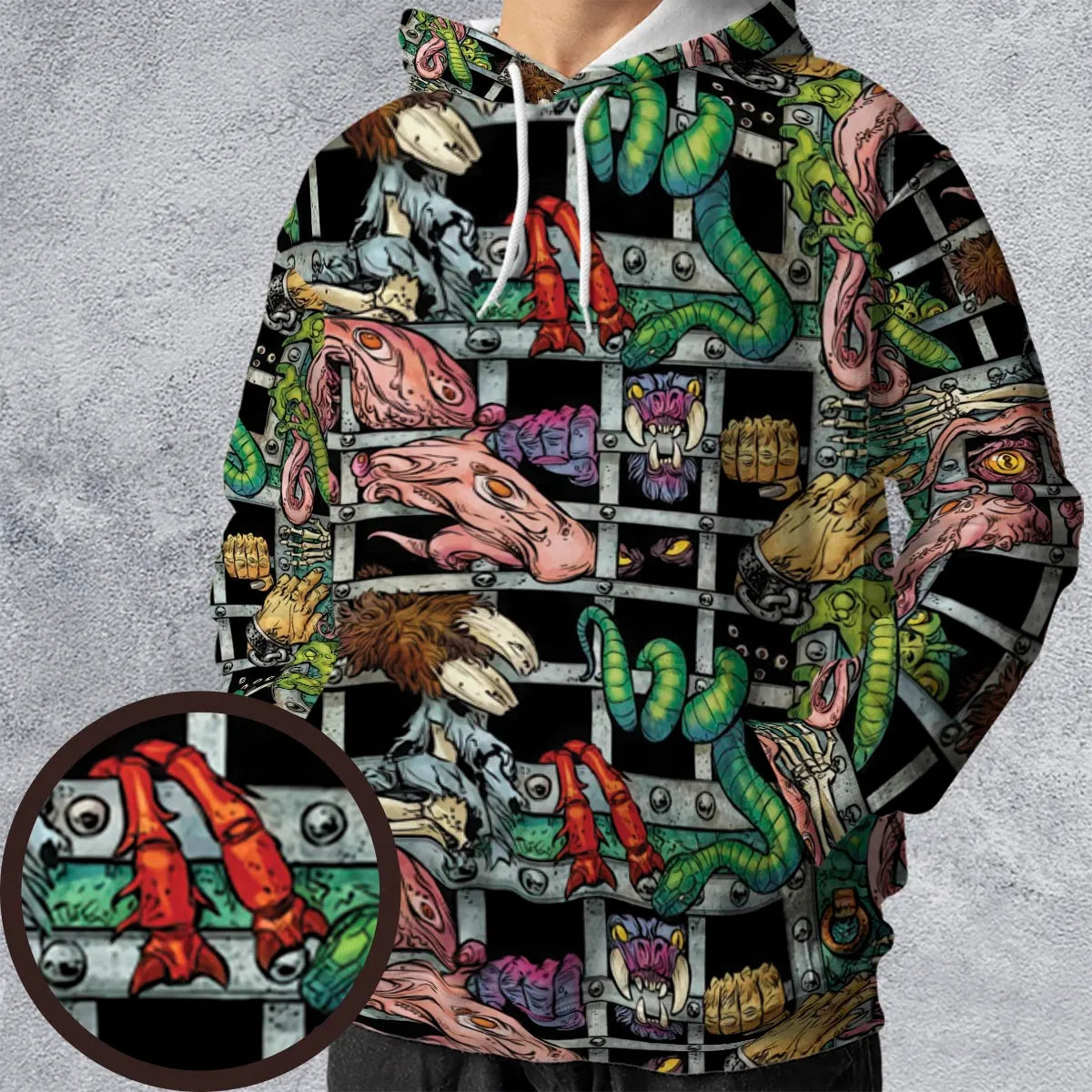 All-over Print Hoodie - K3M546W7