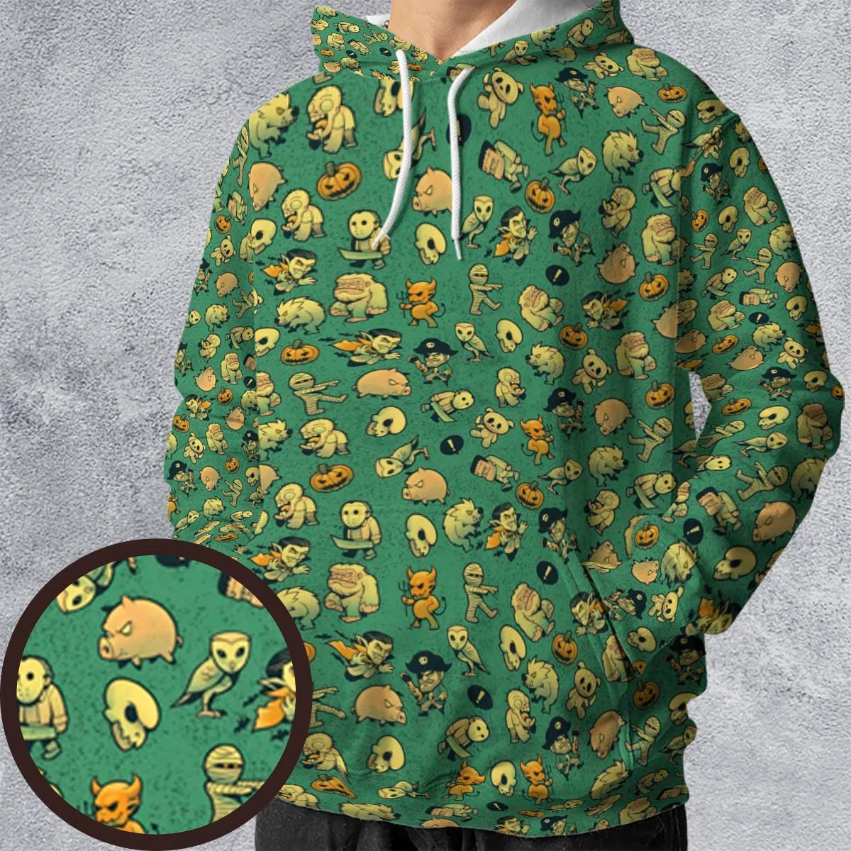 All-over Print Hoodie - DY8ZRYGC