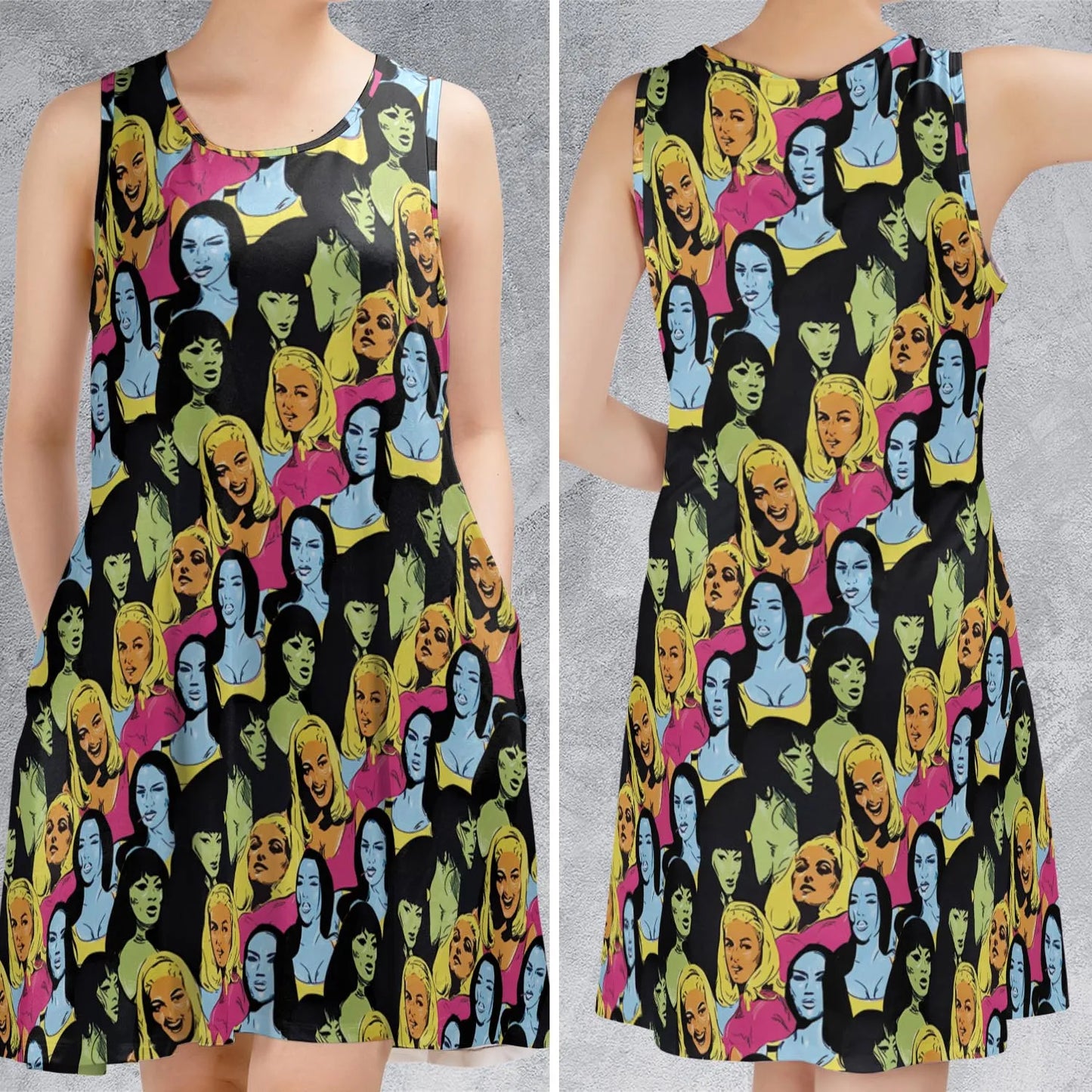 Sleeveless Dress - CZHUQXPU