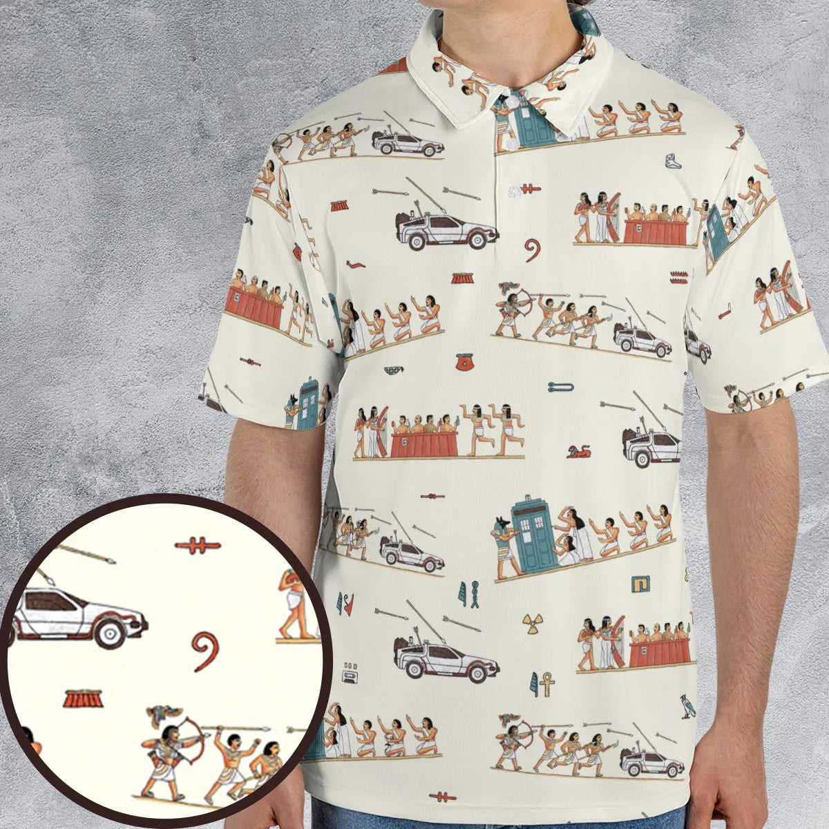 AOP Men/Women Polo Shirt - V4RHK5E6