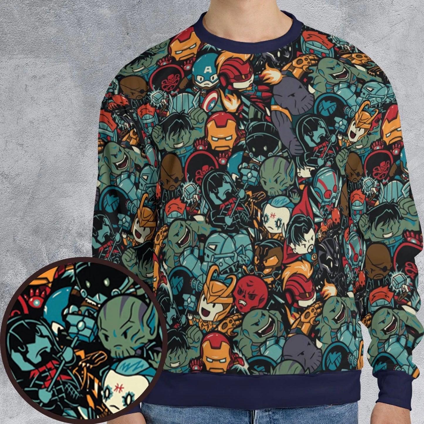 All-over Print Sweatshirt - TZXV5UQW