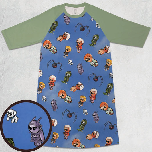 3/4 Sleeve Raglan Dress - 2NAAK763