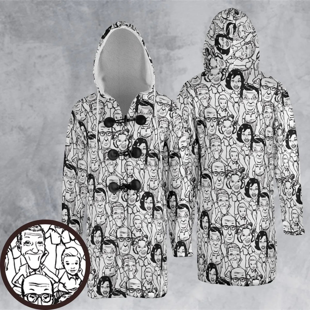 Hooded Cloak Coat - CBRN7SV2