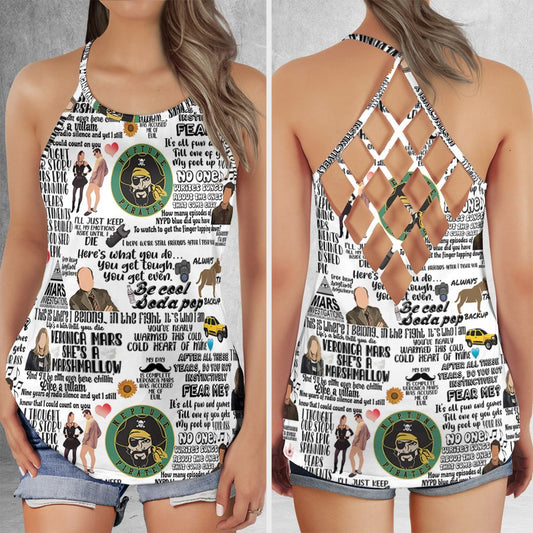Criss Cross Tank Top - SA24BF5F -  - 1