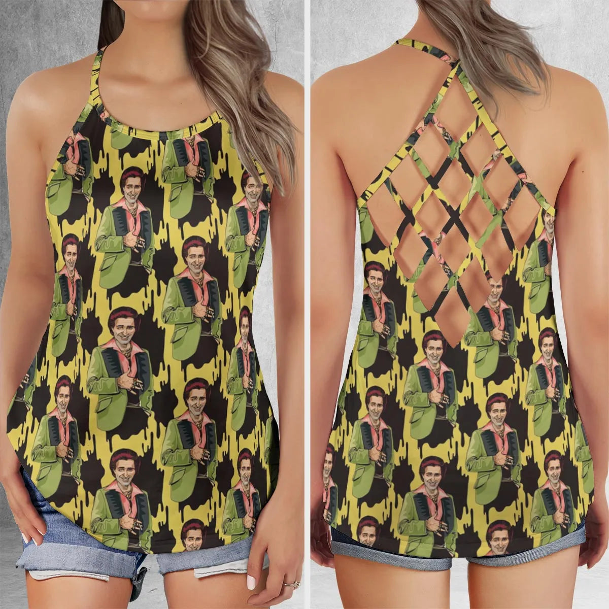 Criss Cross Tank Top - VM8TQLFK