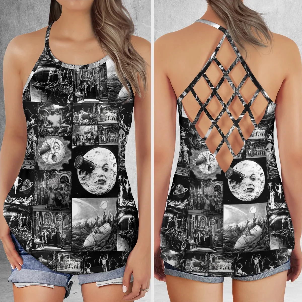 Criss Cross Tank Top - 6LENLN3X