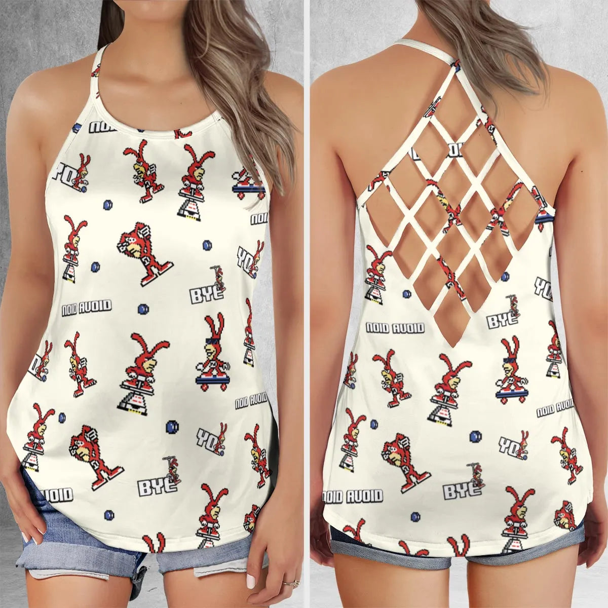 Criss Cross Tank Top - 84U93Z32