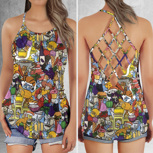 Criss Cross Tank Top - S9MZPG8K -  - 1