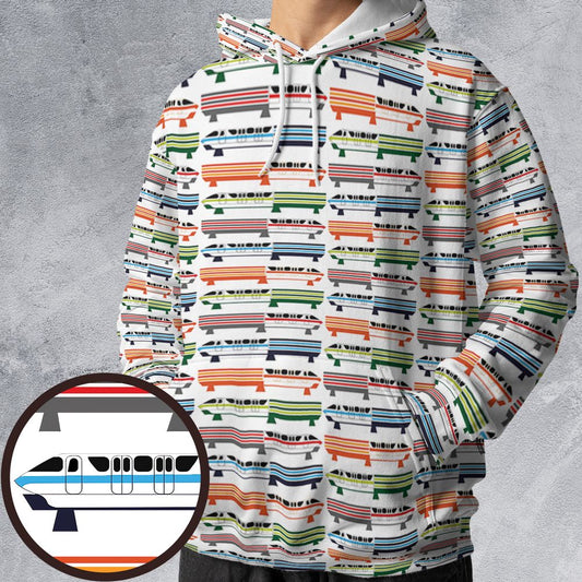 All-over Print Hoodie - V82E9EJJ -  - 1
