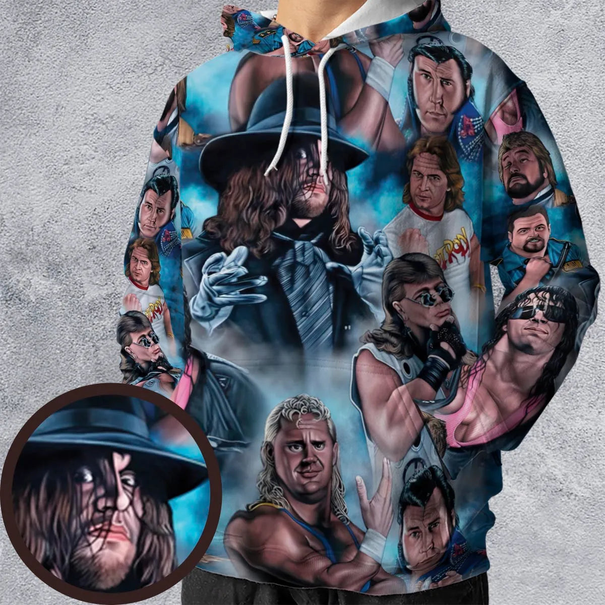 All-over Print Hoodie - 5A95YBLH