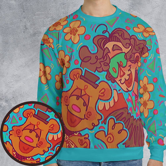 All-over Print Sweatshirt - VGT6211W -  - 1