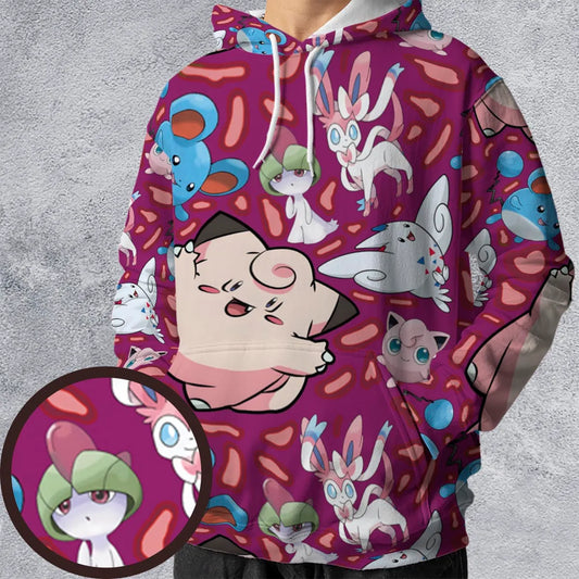 All-over Print Hoodie - GZ5ULVUJ
