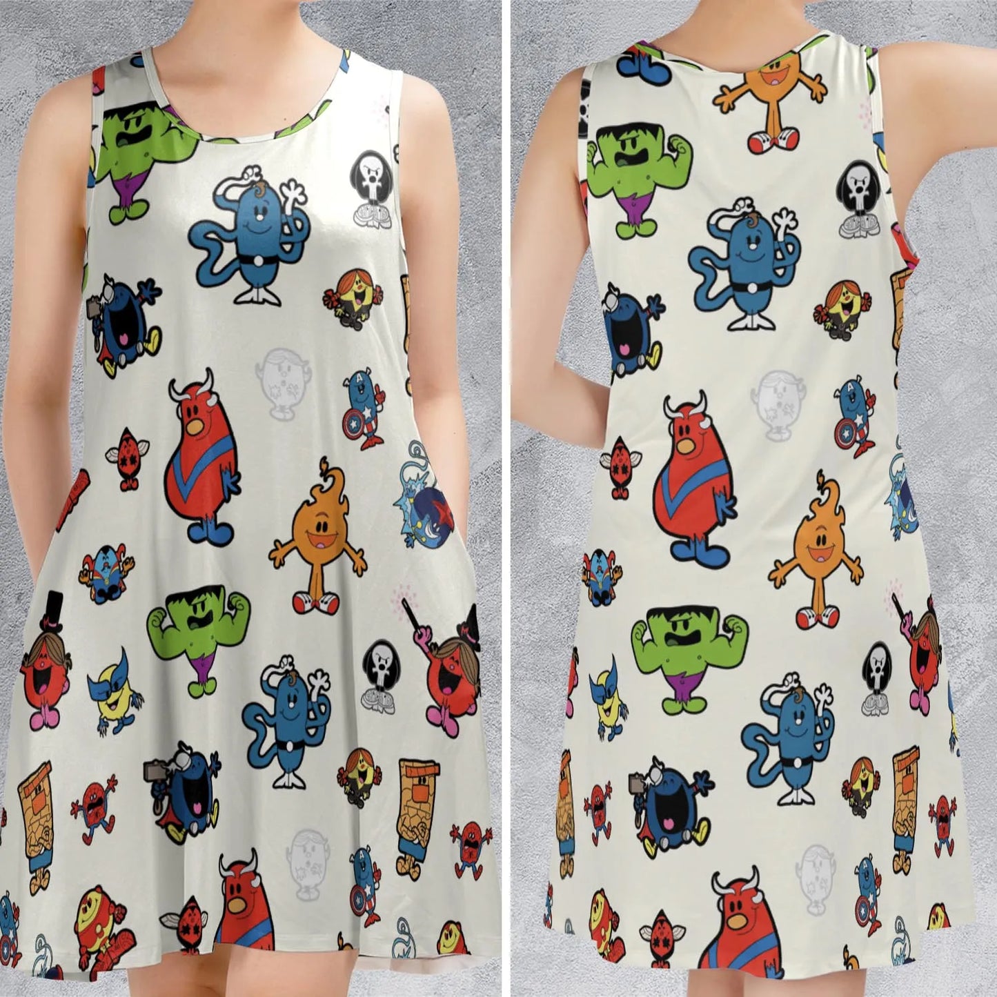 Sleeveless Dress - V77AZAZM