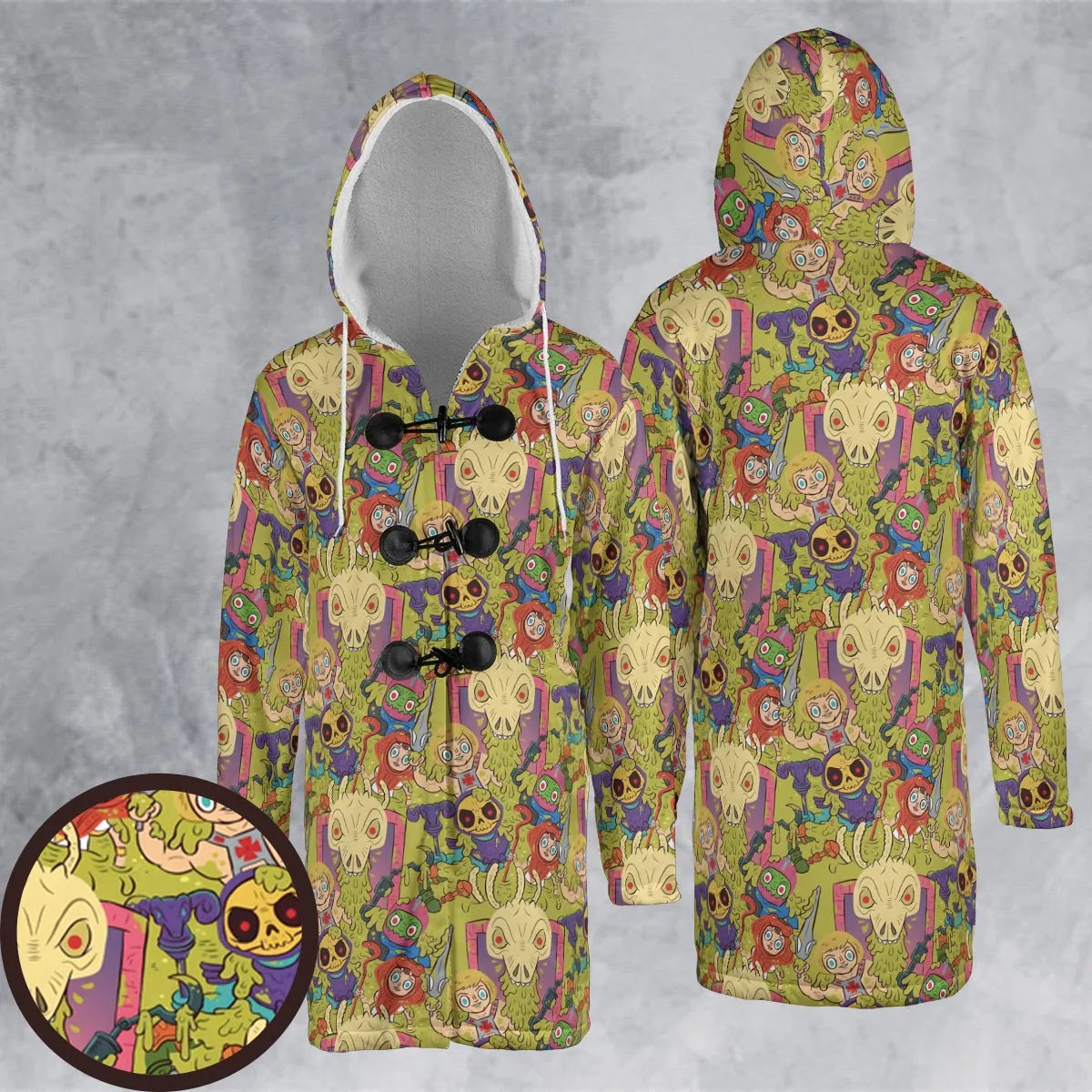 Hooded Cloak Coat - EVH5GQBD