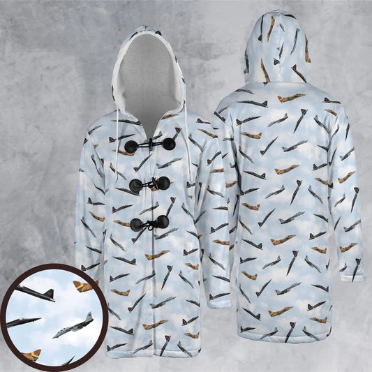 Hooded Cloak Coat - JE5UN3D2