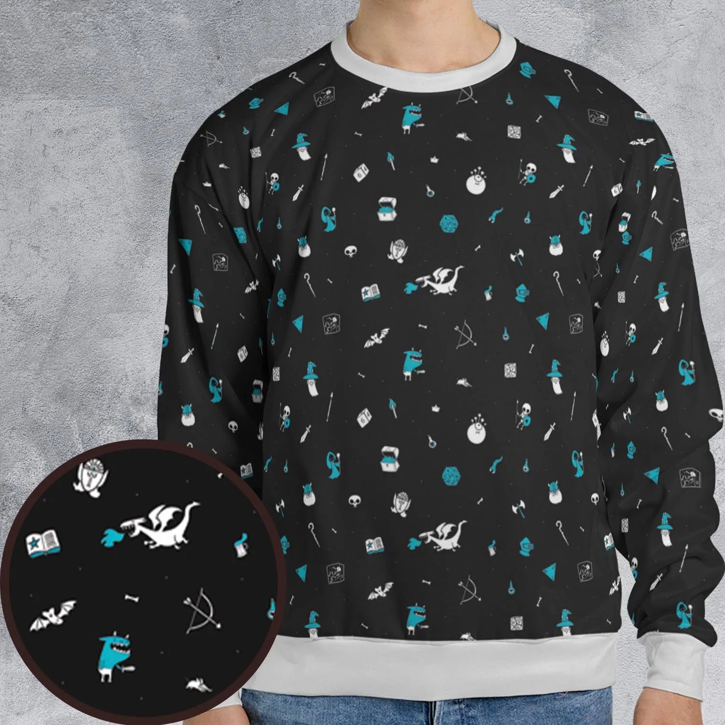 All-over Print Sweatshirt - TF346RRC