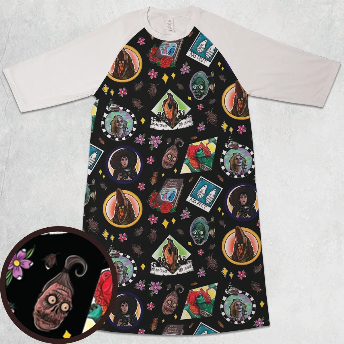 3/4 Sleeve Raglan Dress - DLYTZ958