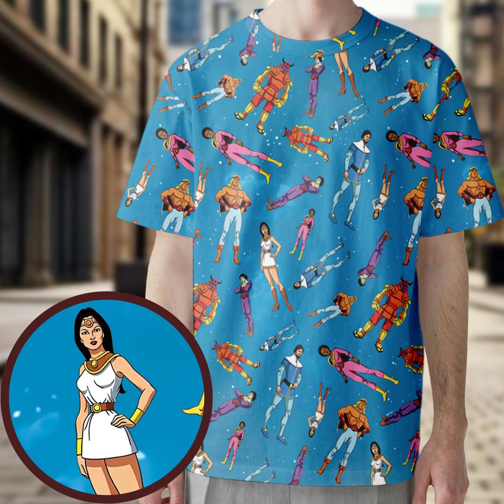 All-Over Print Unisex T-Shirt - H7Q47BQV -  - 1