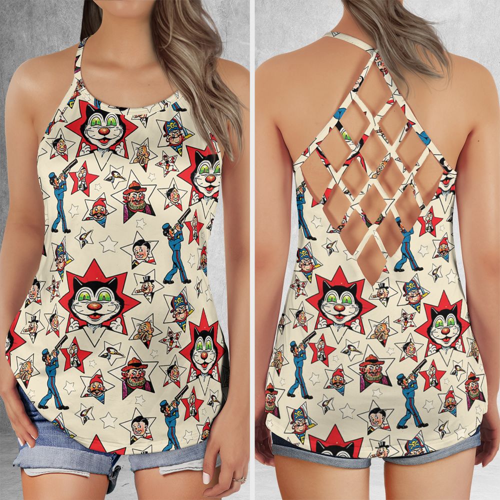 Criss Cross Tank Top - 6AUW2A93 -  - 1