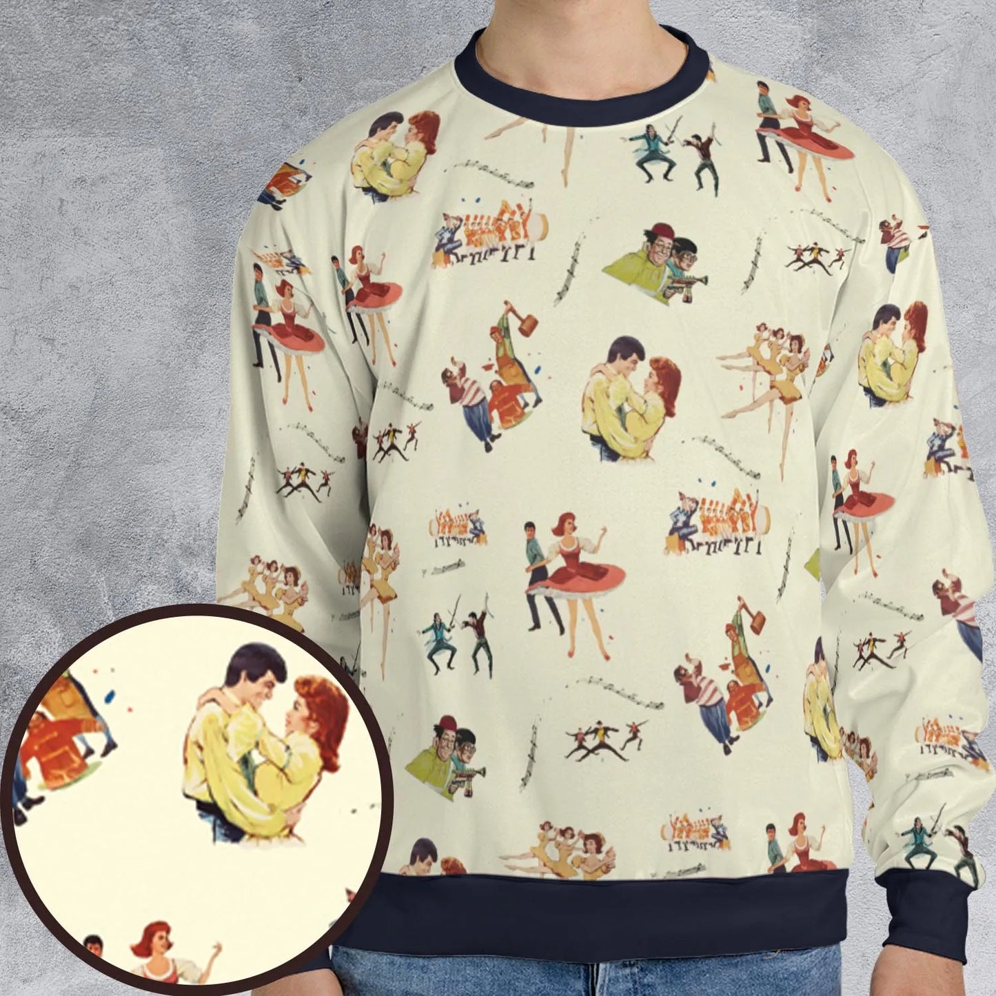 All-over Print Sweatshirt - DEP482BY