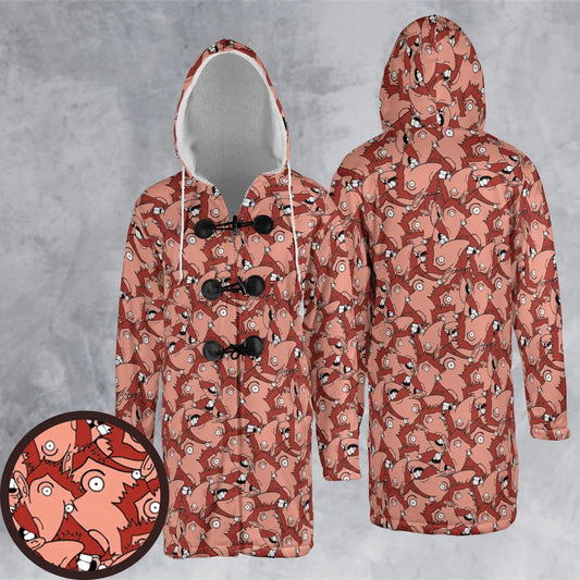 Hooded Cloak Coat - E4YRQ1PH
