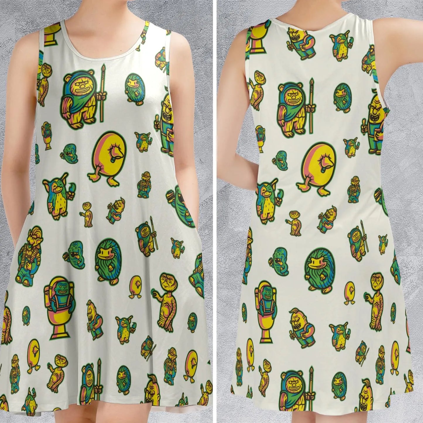 Sleeveless Dress - 5M57MNMW