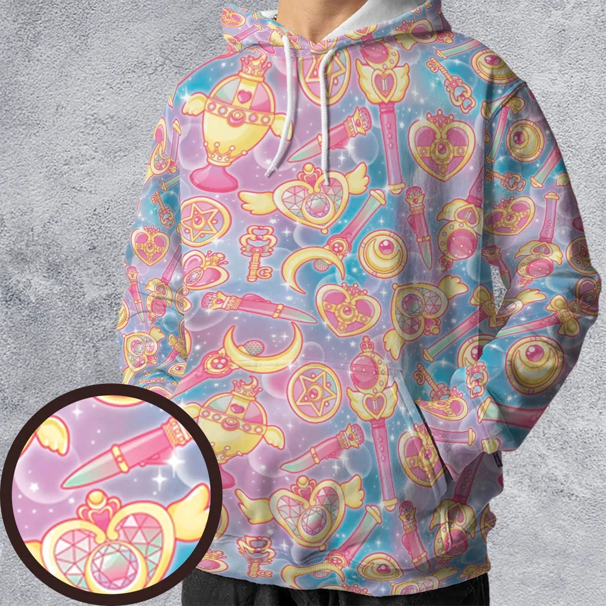 All-over Print Hoodie - HBNN3ZY4