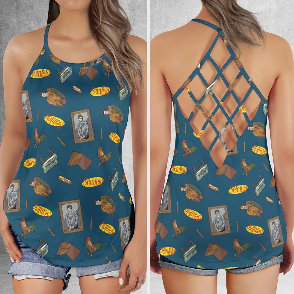 Criss Cross Tank Top - NYN5EGRT